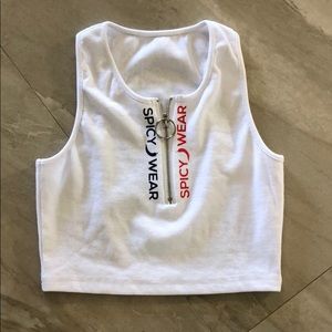 Spicy Wear Zip Top